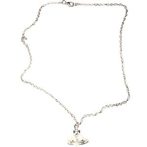 Vivienne Westwood Silver Tone Orb Necklace